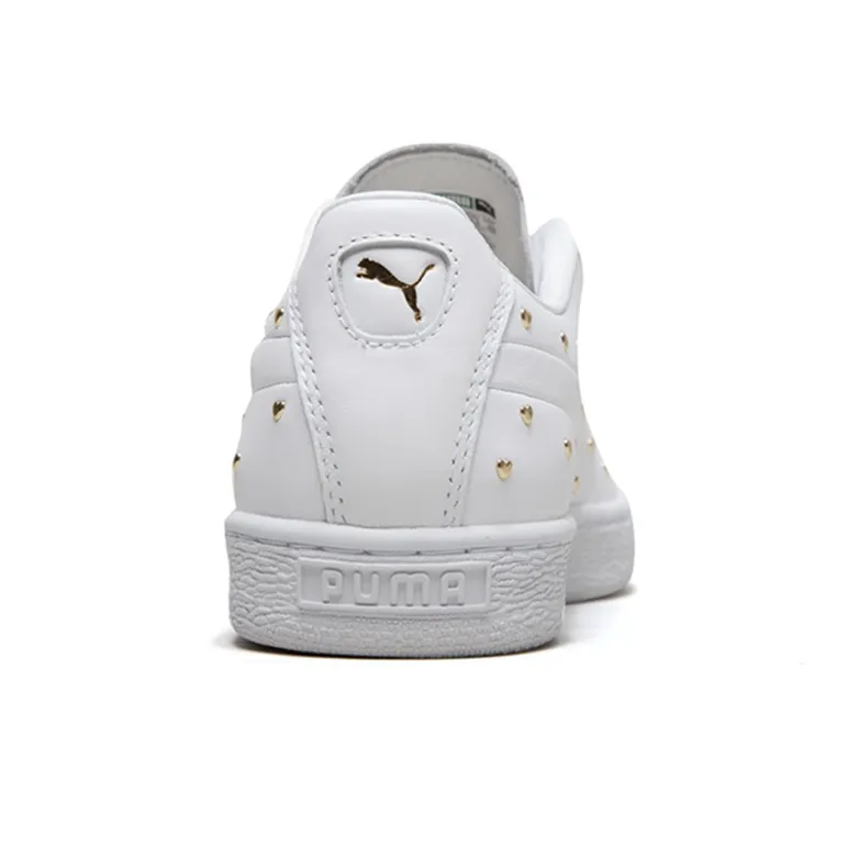 PUMA Basket Studs 'White' Women's-5