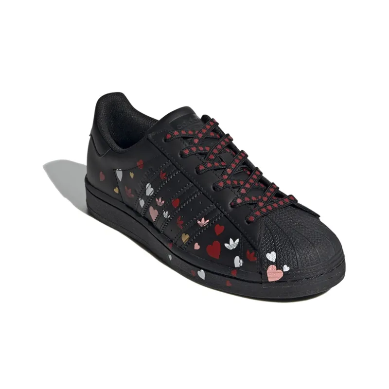 Adidas Superstar Valentine's Day Black Women's-2