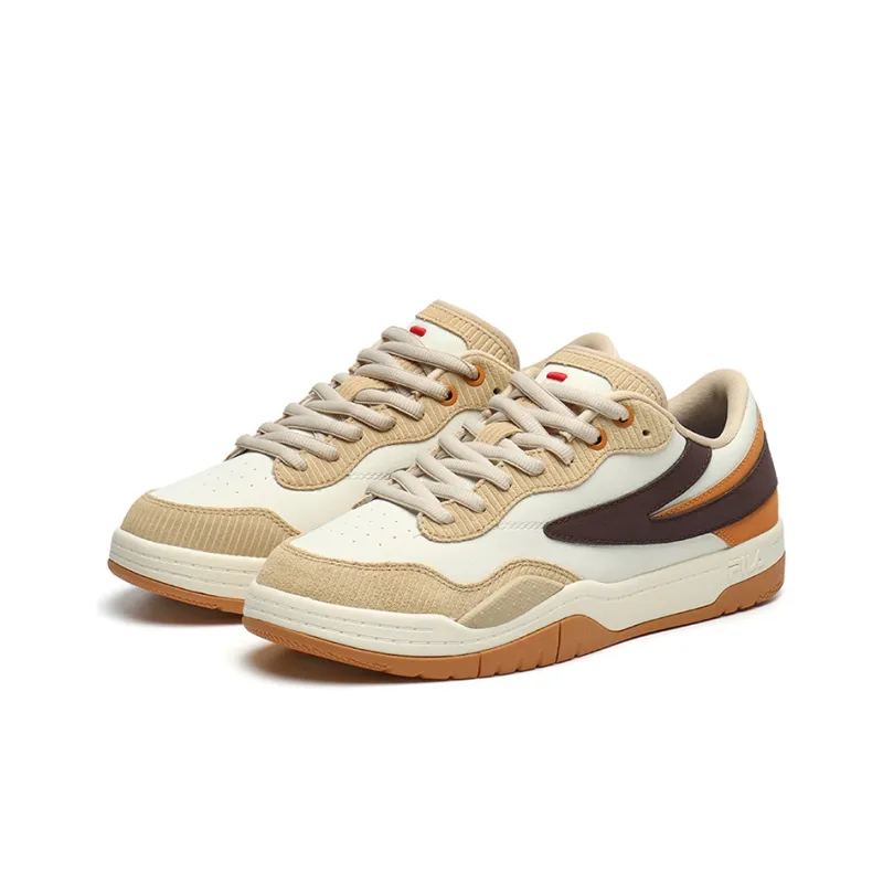 FILA FUSION T88 SKB Anti Slip Wear Resistant Low Top Skateboard Shoes Men's Wheat-1