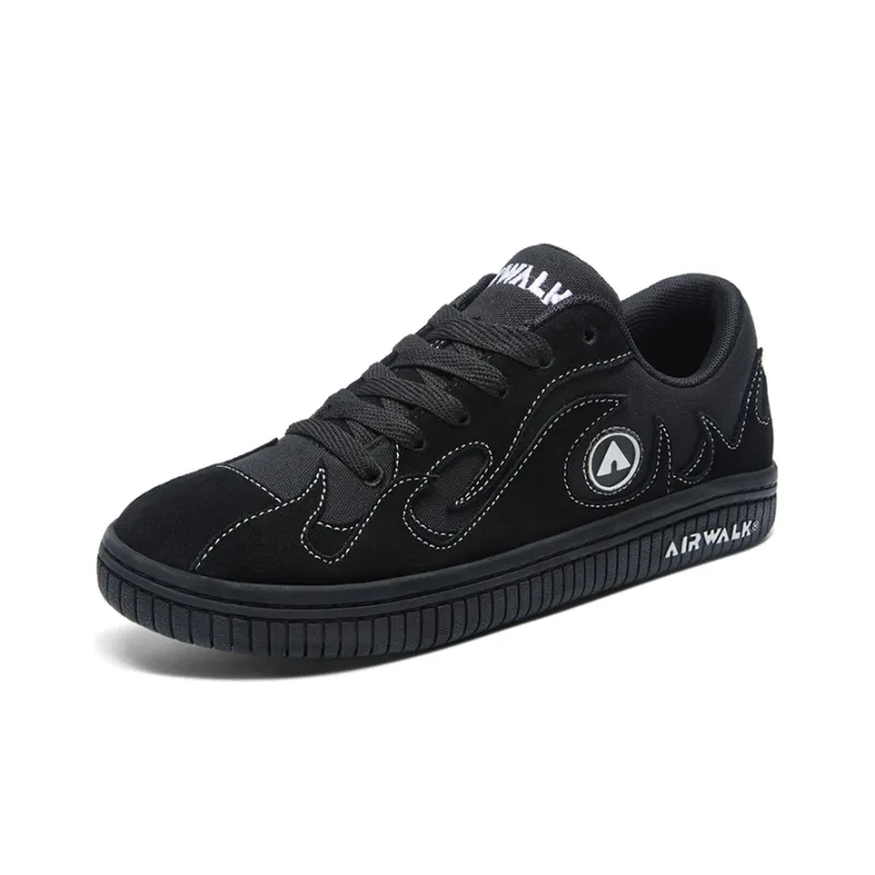 Airwalk Cloud Stroll Flame Collection Low Top Skateboard Shoes Men's Black-1