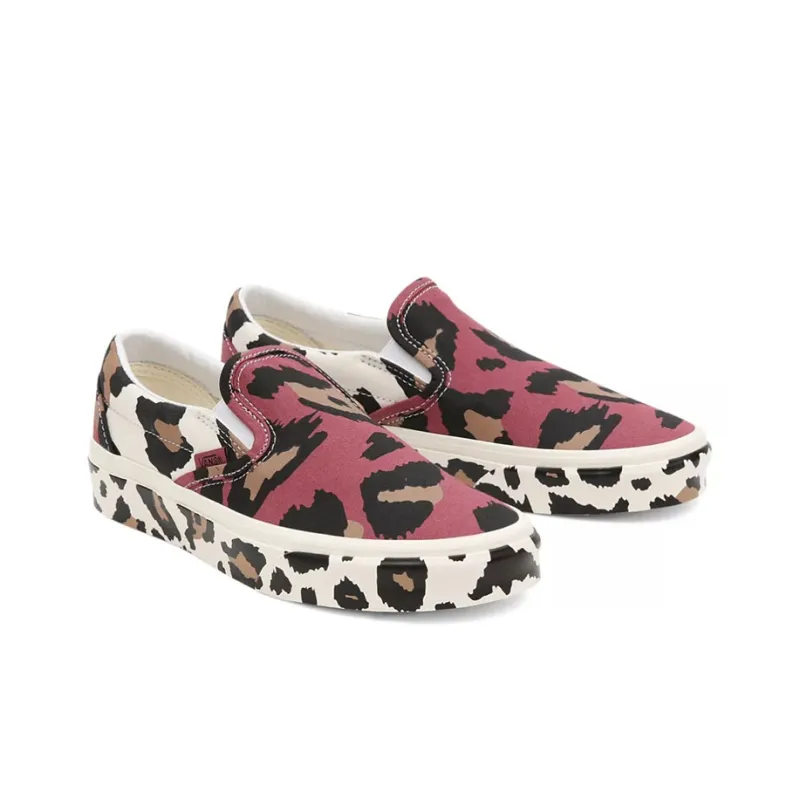 Vans Animal Classic Slip On 'Pink Blue' Women's-2