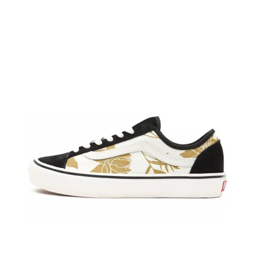 Vans Style 36 Skateboard Shoes Unisex Low-Top Black/White/Brown