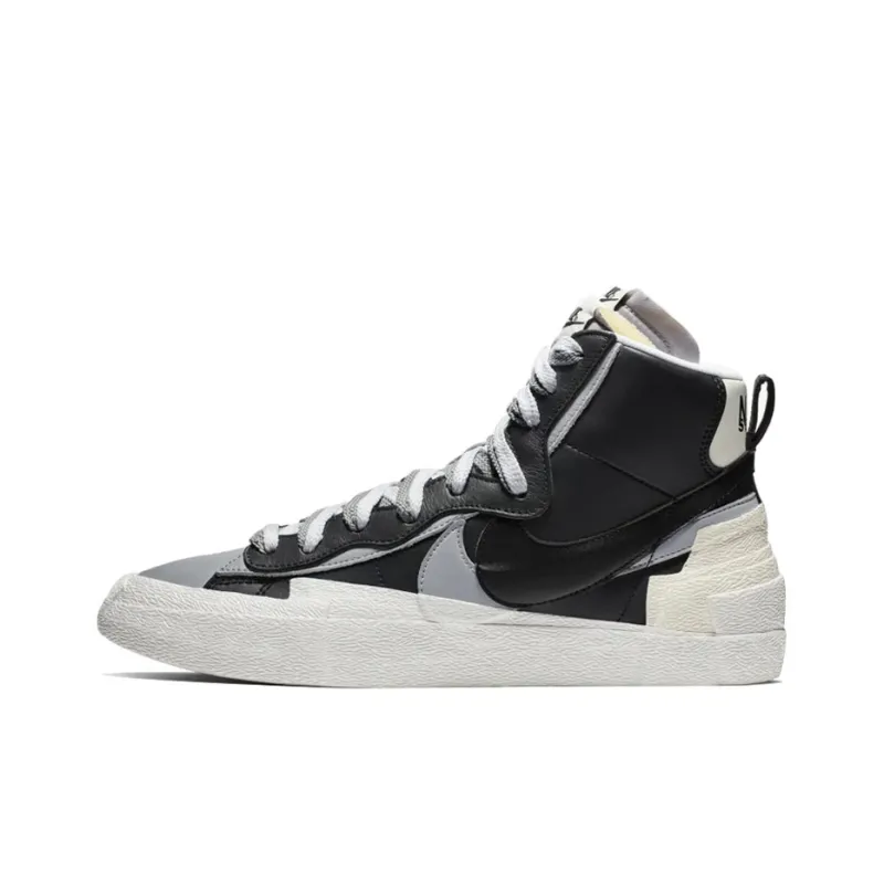 Nike Blazer Mid Sacai Black Grey-0