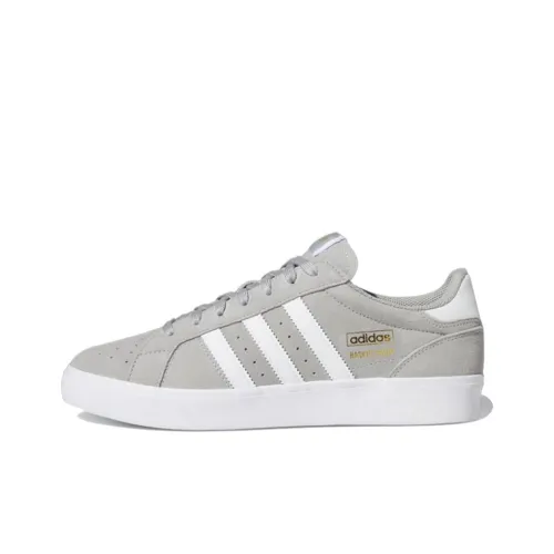 Adidas Originals Basket Profi Skateboard Shoes Women's Low-Top Gray/White