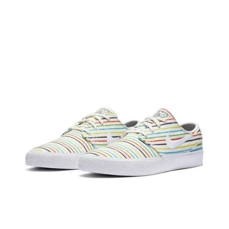 Nike Sb Zoom Stefan Janoski Canvas Multi Color Pinstripes-1