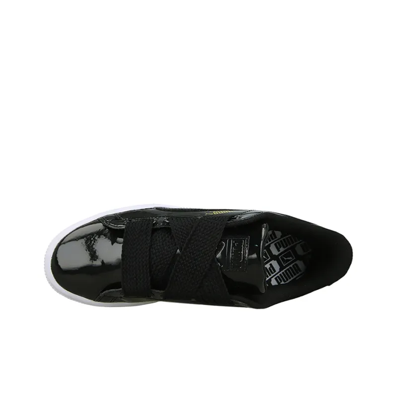 PUMA Basket Heart Patent 'Black' Women's-3