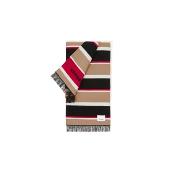 Burberry Kids Striped Wool Scarf