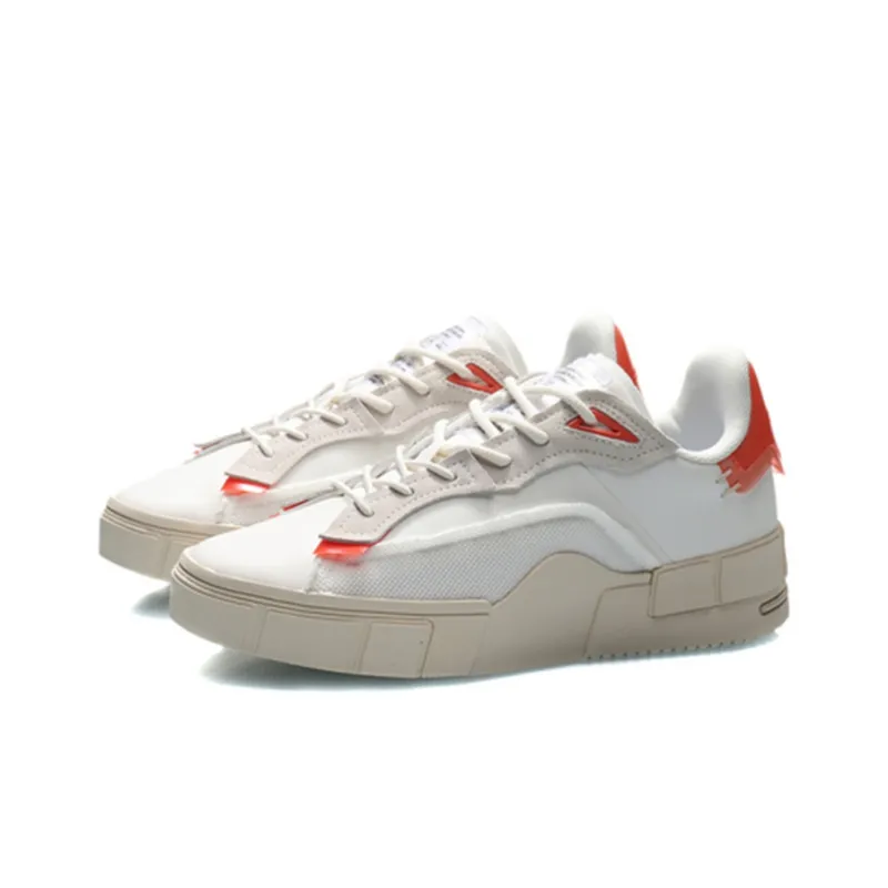 LINING Contrarian Skateboard Shoes Women's Low Top White Red-2
