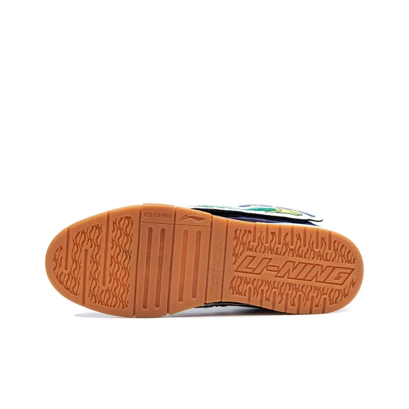 Steven Harrington x LiNing Wei Wu PRO Pro Durable Breathable Low Top Skateboard Shoes Multicolor-4