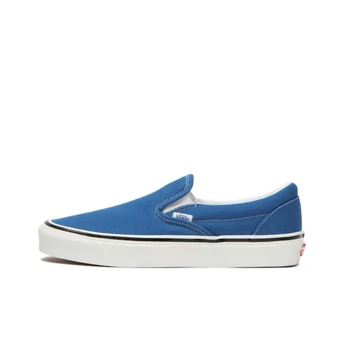 Vans Slip-on Skateboard Shoes Unisex Low-Top Blue