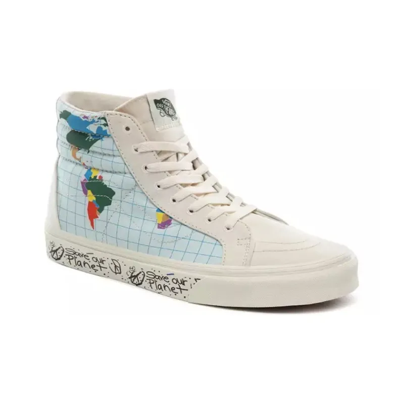 Sk8 Save Our Planet X Vans Hi Reissue 'White Multi'-2