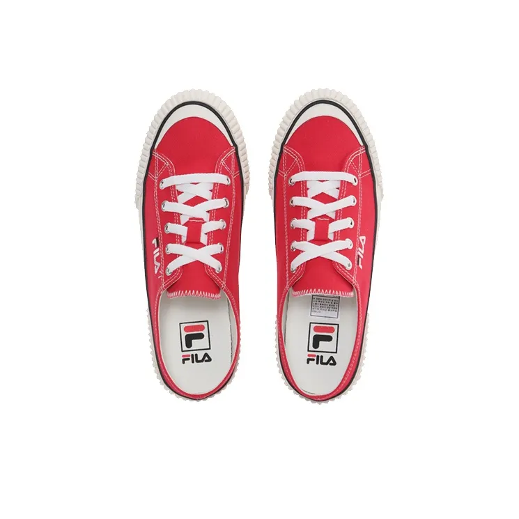 FILA Bumper Mule Ver 2 Slip Resistant, Abrasion Resistant, Lightweight Low Top Skateboard Shoes Unisex Red-2