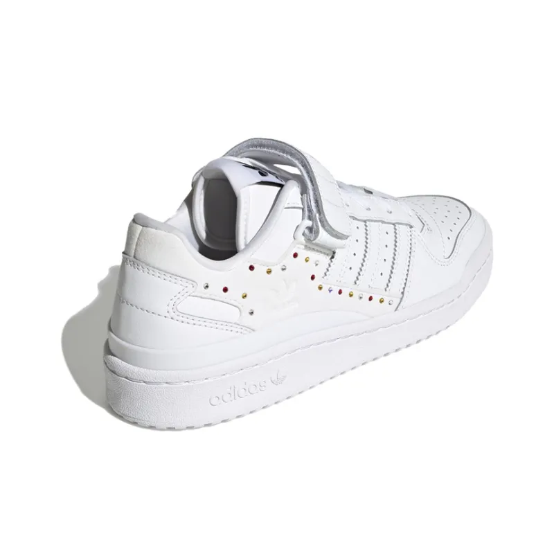 Swarovski X Adidas Forum Low White Black Women's-3