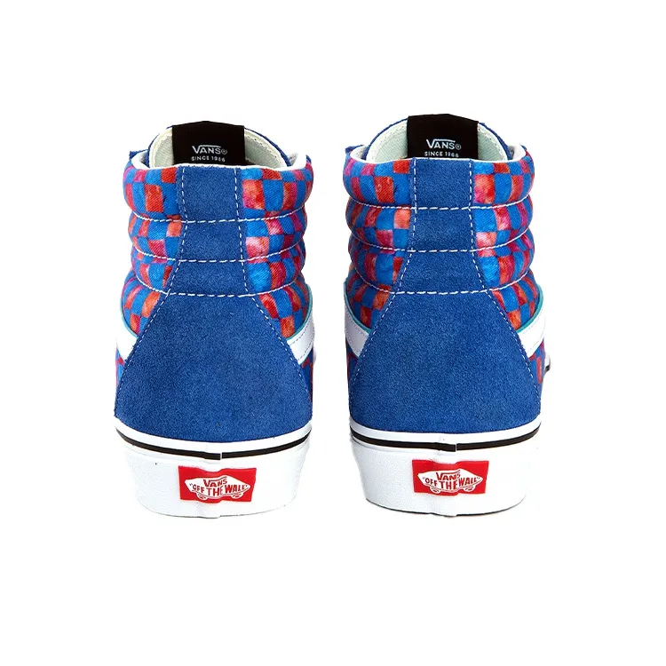 Vans Awake NY X Sk8-Hi 'Blue Checkerboard'-3