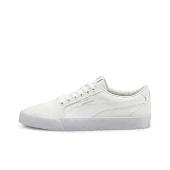 PUMA C-skate Vulc Lightweight Low-Top Skateboard Shoes Men's White