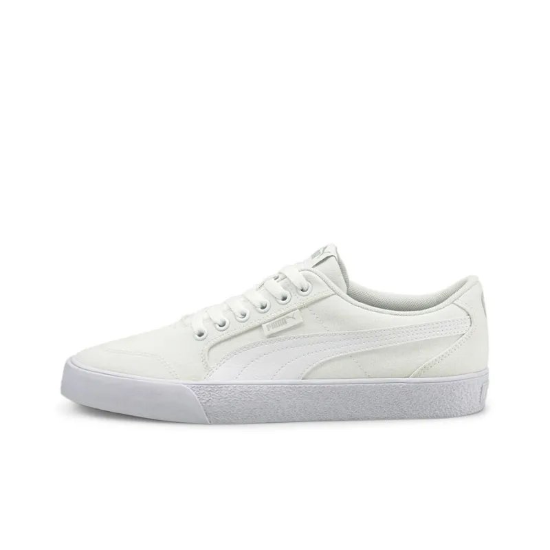 PUMA C-skate Vulc Lightweight Low-Top Skateboard Shoes Men's White-0