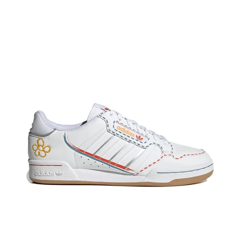 Adidas Originals Continental 80 Stripes 'Embroidered Flower'-1