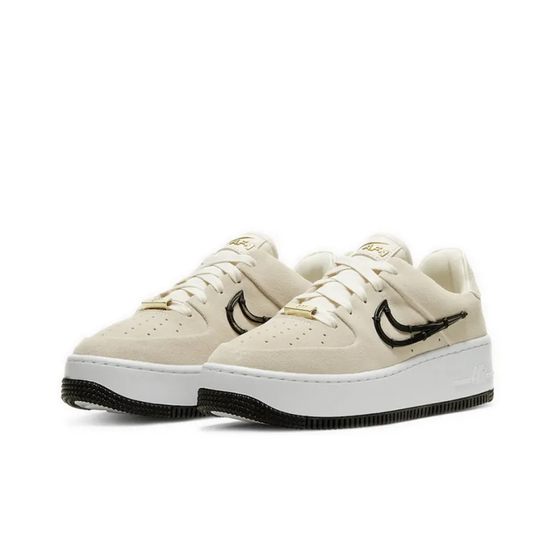 Nike Air Force 1 Sage Low Lx Light Cream Black Women's-2