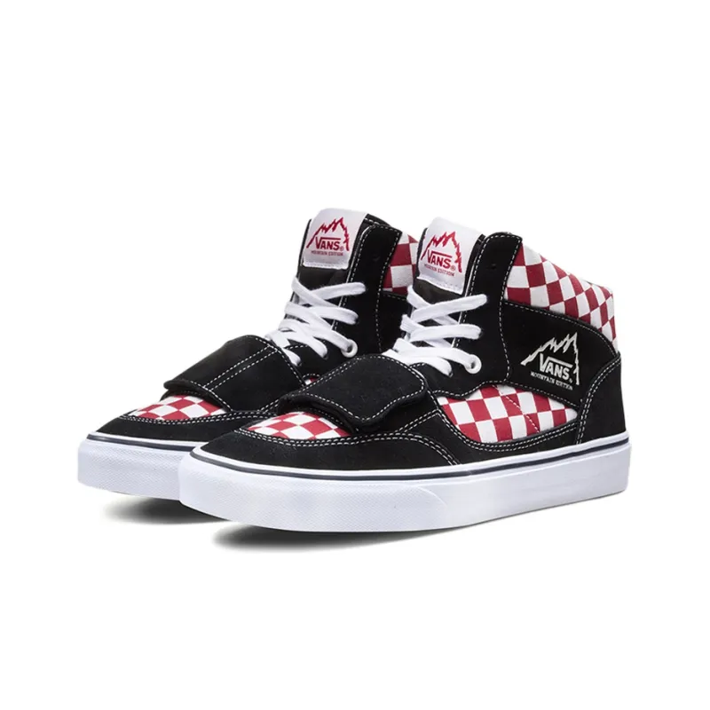 Vans Mountain Edition Checkerboard Black/Red-1