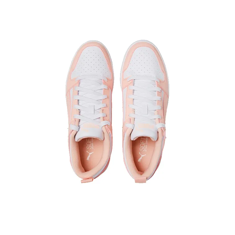 PUMA Rebound Layup Lo SL Wear-resistant And Lightweight Low-Top Skateboard Shoes Unisex Apricot White-2
