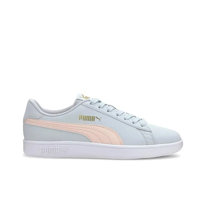 PUMA Smash V2 Buck Shoes Blue/Pink-1
