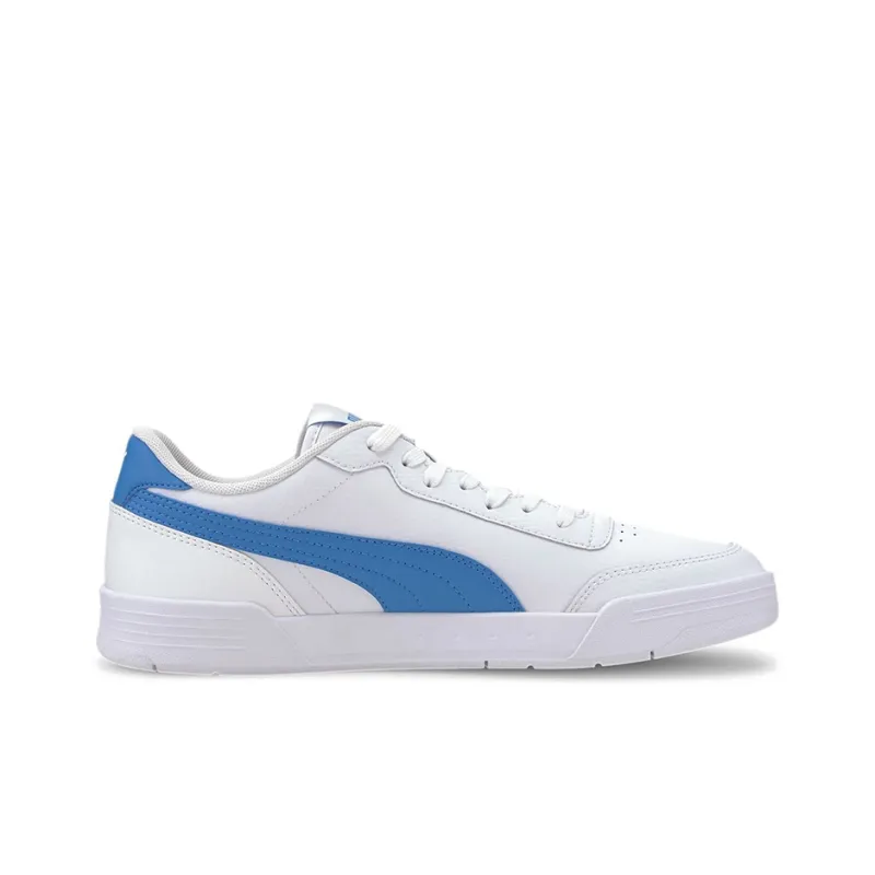 PUMA Caracal SoftFoam Retro Low Top Casual Skate Shoes Unisex White Blue-1