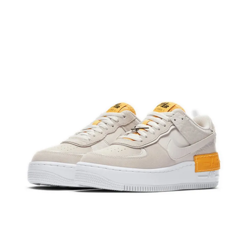 Nike Air Force 1 Low Shadow Vast Grey Laser Orange Women's-2