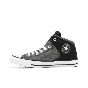 Converse All Star Series Ctas High Street Mid-Top Skateboard Shoes Unisex Gray Black