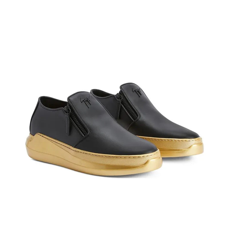 Giuseppe Zanotti Conley Zip up Leather Loafers-1
