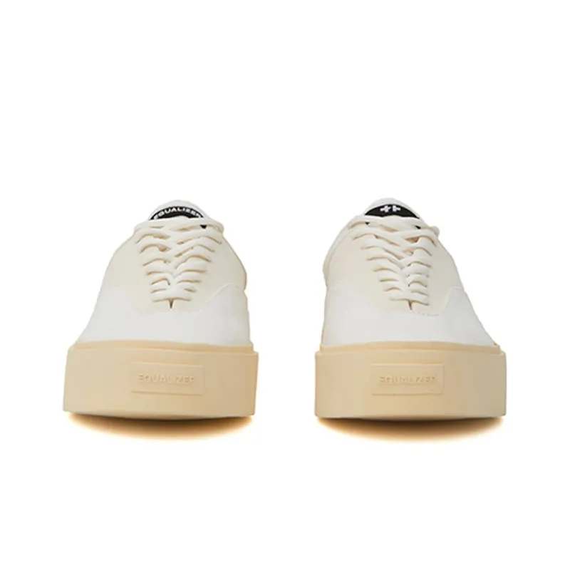EQLZ EQUALIZER Fault 22 Low Slip Resistant, Abrasion Resistant, Lightweight Low Top Skateboard Shoes Unisex Heron White-4