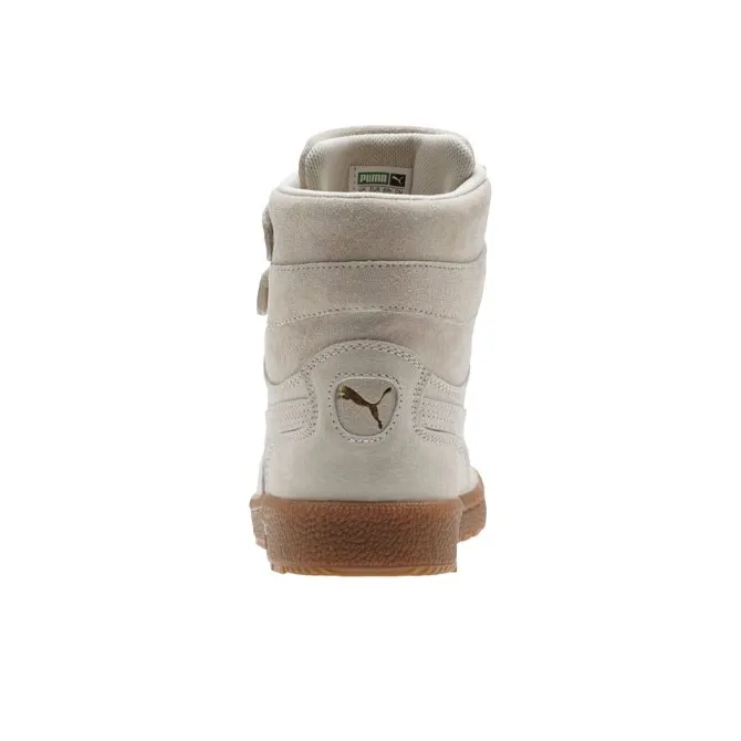 PUMA Sky 2 Hi Support Slip-Resistant Cushioning High-Top Casual Skateboard Shoes Women's White-4