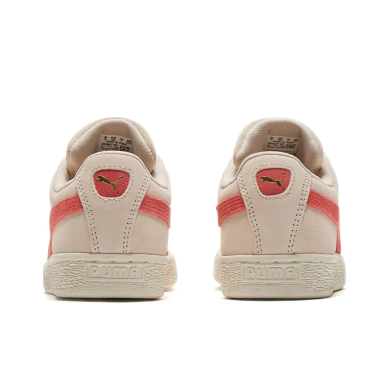 Puma Suede Cream Hot Coral-4
