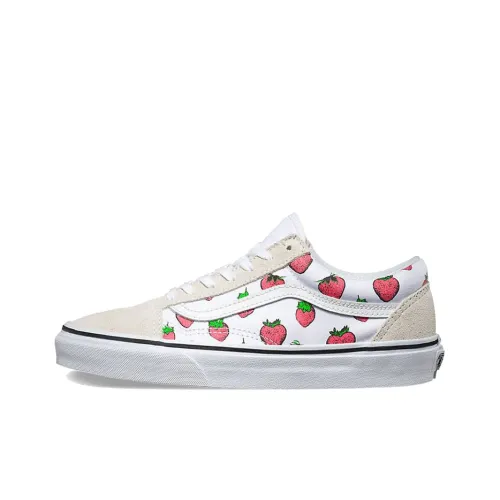 Vans Old Skool Skateboard Shoes Women's Low-Top White/Colorful