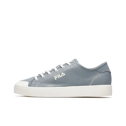 FILA Classic Kicks Skateboard Shoes Men Low-Top Medium Gray