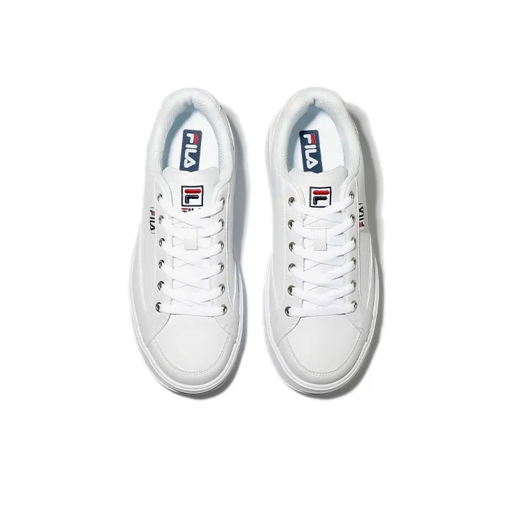 FILA Low Top Platform Sneakers 'White'-3