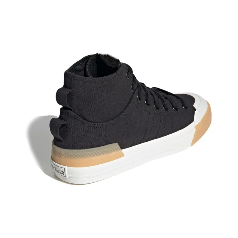 Adidas Nizza Hi Dl Black White-3
