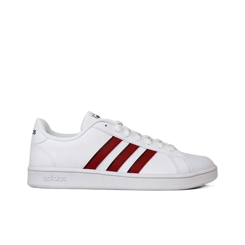 Adidas Neo Grand Court 'Black White Red'-1