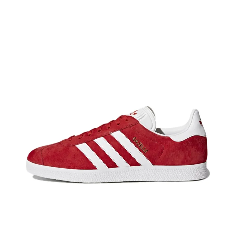 Adidas Gazelle Scarlet/White/Gold Metallic-0