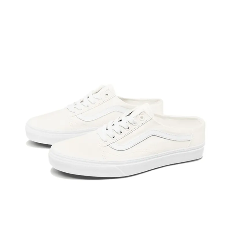 Vans Old Skool Mule White-2