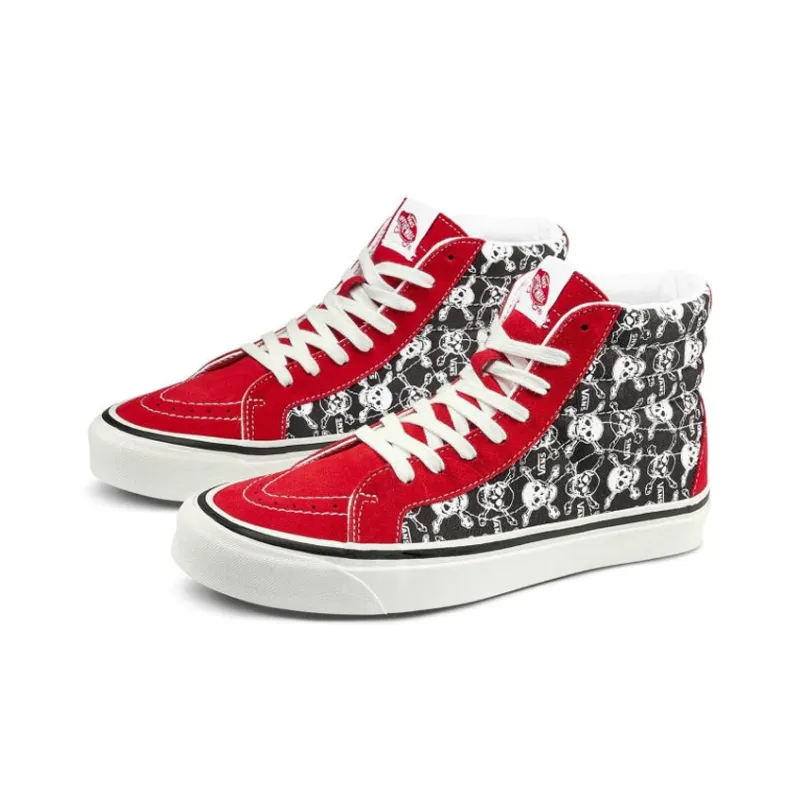 Sk8 Vans Hi 38 Dx 'Skulls Red Black'-1