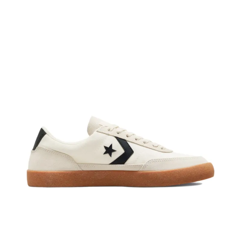 Converse Net Star Classic Anti-Slip Wear-Resistant Low-Top Skateboard Shoes Unisex Beige White Black-1