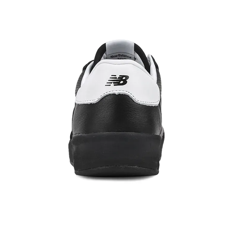 New Balance 300 Leather 'Black White'-4