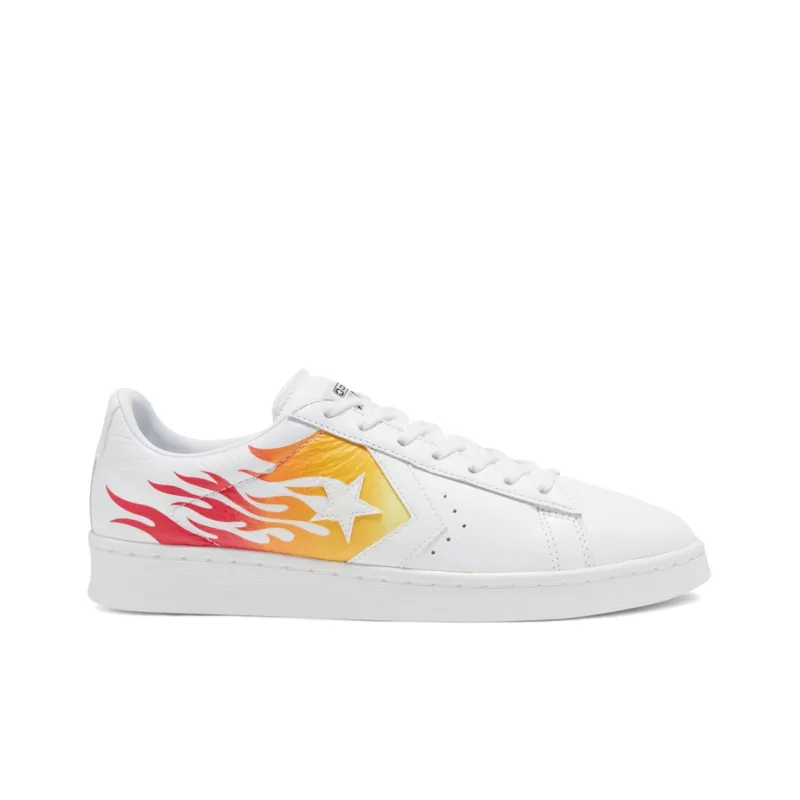 Converse Pro Leather Low Archival Flame Print-1
