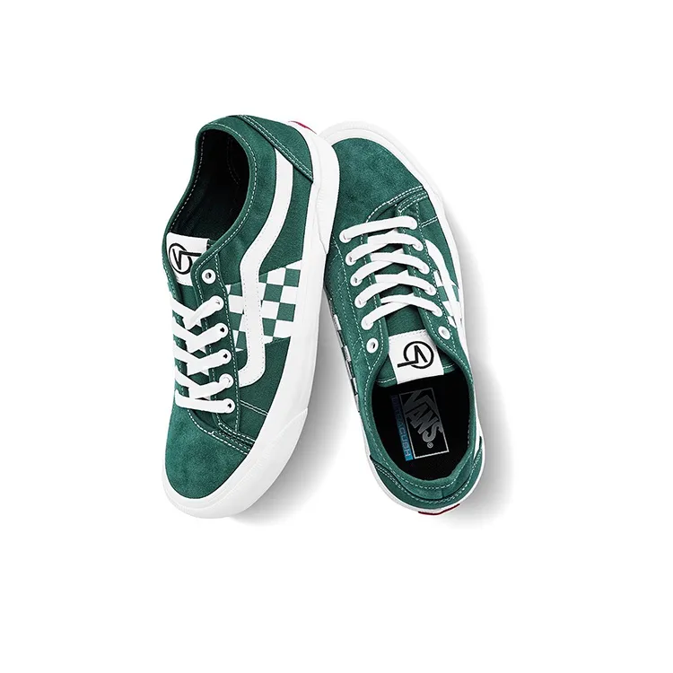 Vans Bess Ni Low Top Skateboard Shoes Unisex Green-3
