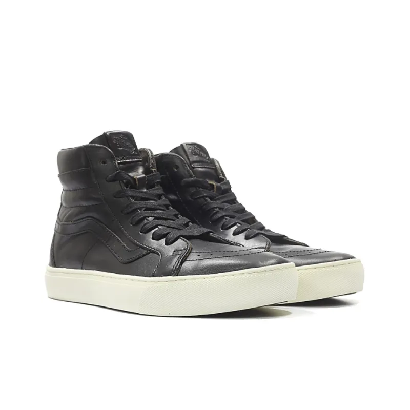 Vans Vault X Horween Leather SK8 Hi Cup Lx 'Black White'-2