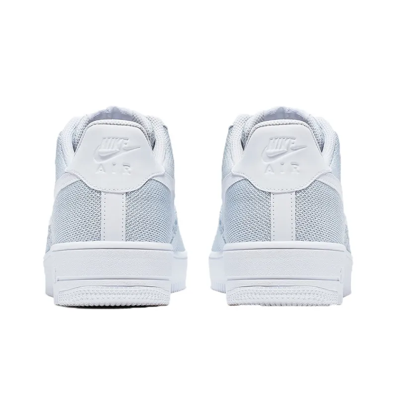 Nike Air Force 1 Flyknit 2 White Pure Platinum-3