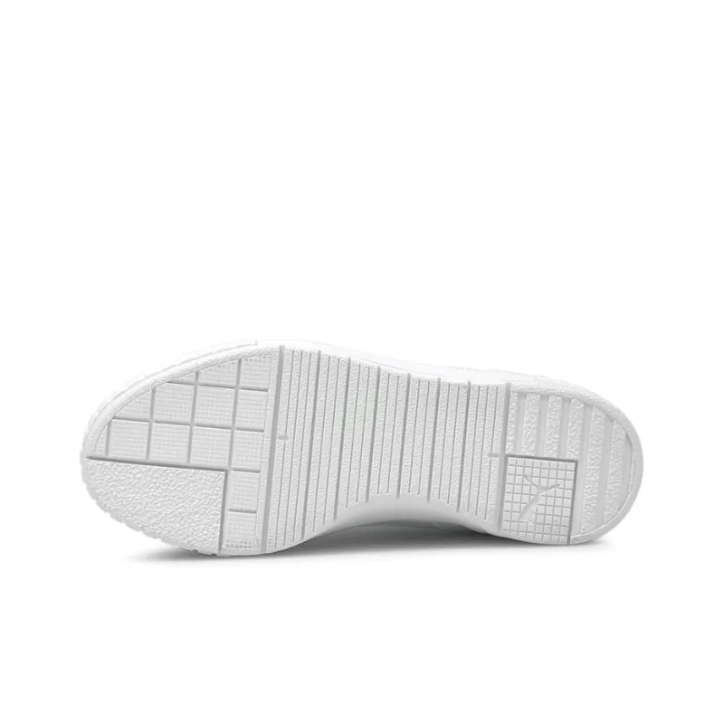 PUMA Cali Sports Clean Leisure Board Shoes White Women's-4