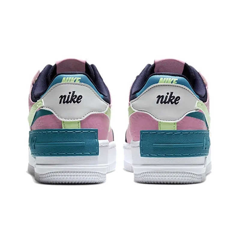 Nike Air Force 1 Low Shadow Barely Volt Oracle Aqua Women's-3