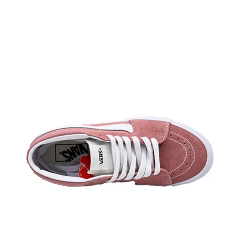 Vans Sk8 Mid Pink Unisex Rose Red-3