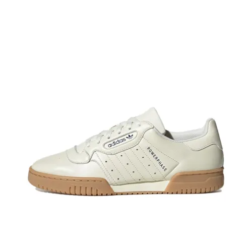 Adidas Originals Yeezy Powerphase Wear-Resistant Low-Top Skateboard sides Women's Ecru